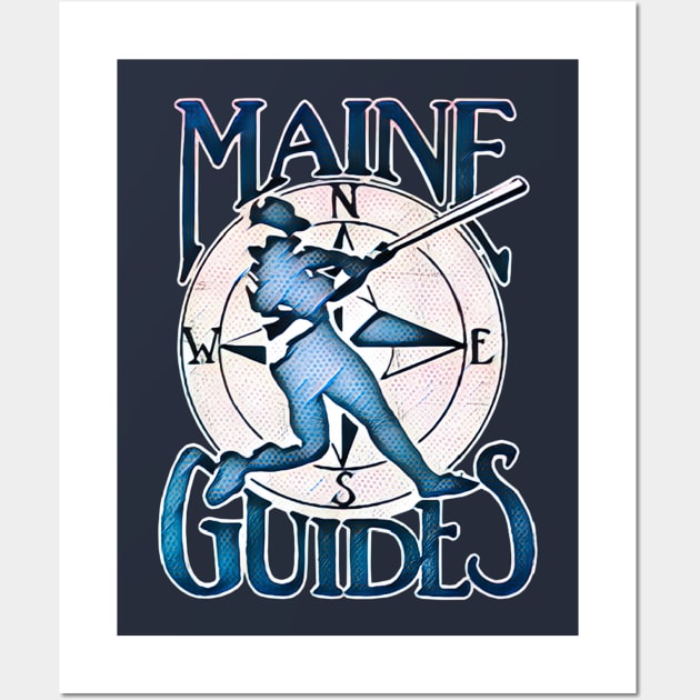 Maine Guides Baseball Wall Art by Kitta’s Shop